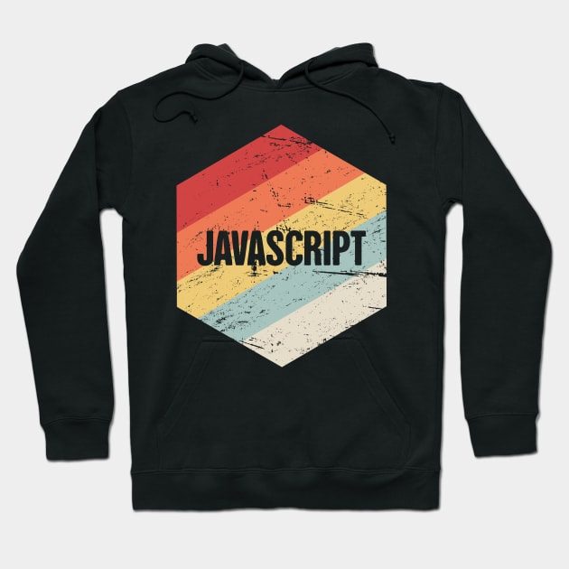 Retro JavaScript Icon Hoodie by MeatMan